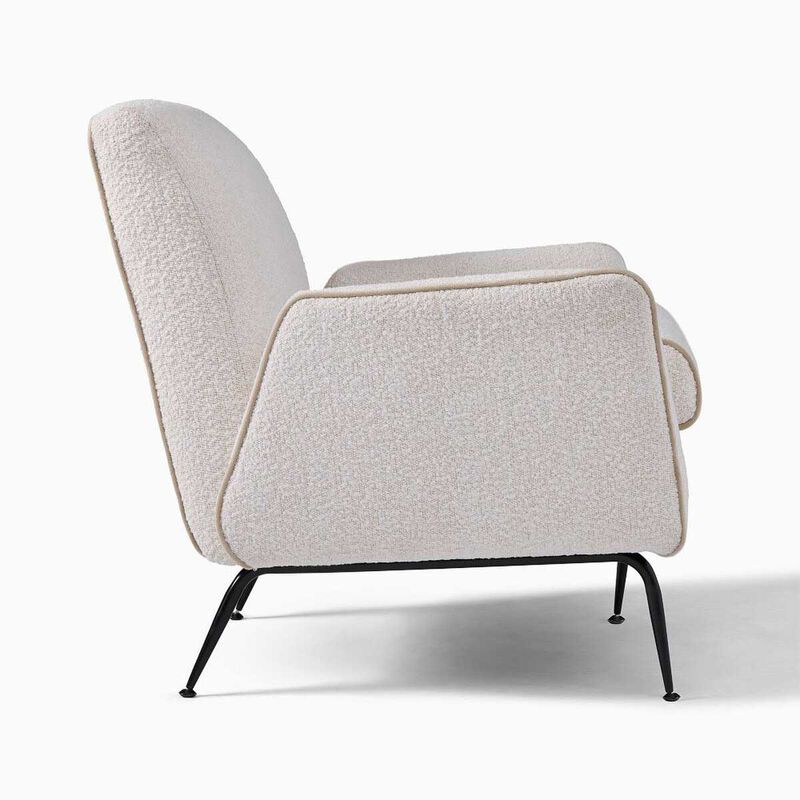 West Elm Kip Flare Arm Chair image number 2